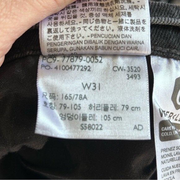 Levi’s Women’s Ribcage Shorts 31 Charcoal Raw Hem Rodeo Summer Beach Festival - Picture 10 of 10